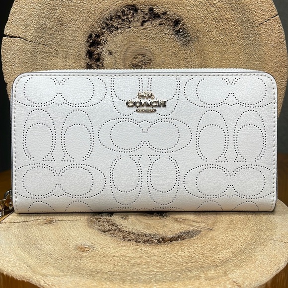 NWT Coach Pennie Card Case  Coach, Zip around wallet, Card case